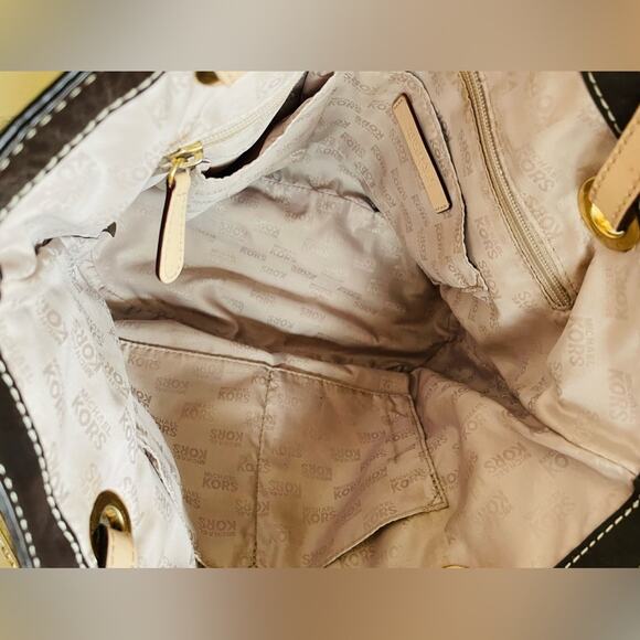 Michael Kors Dark brown/espresso leather tote shoulder bag - Picture 9 of 9